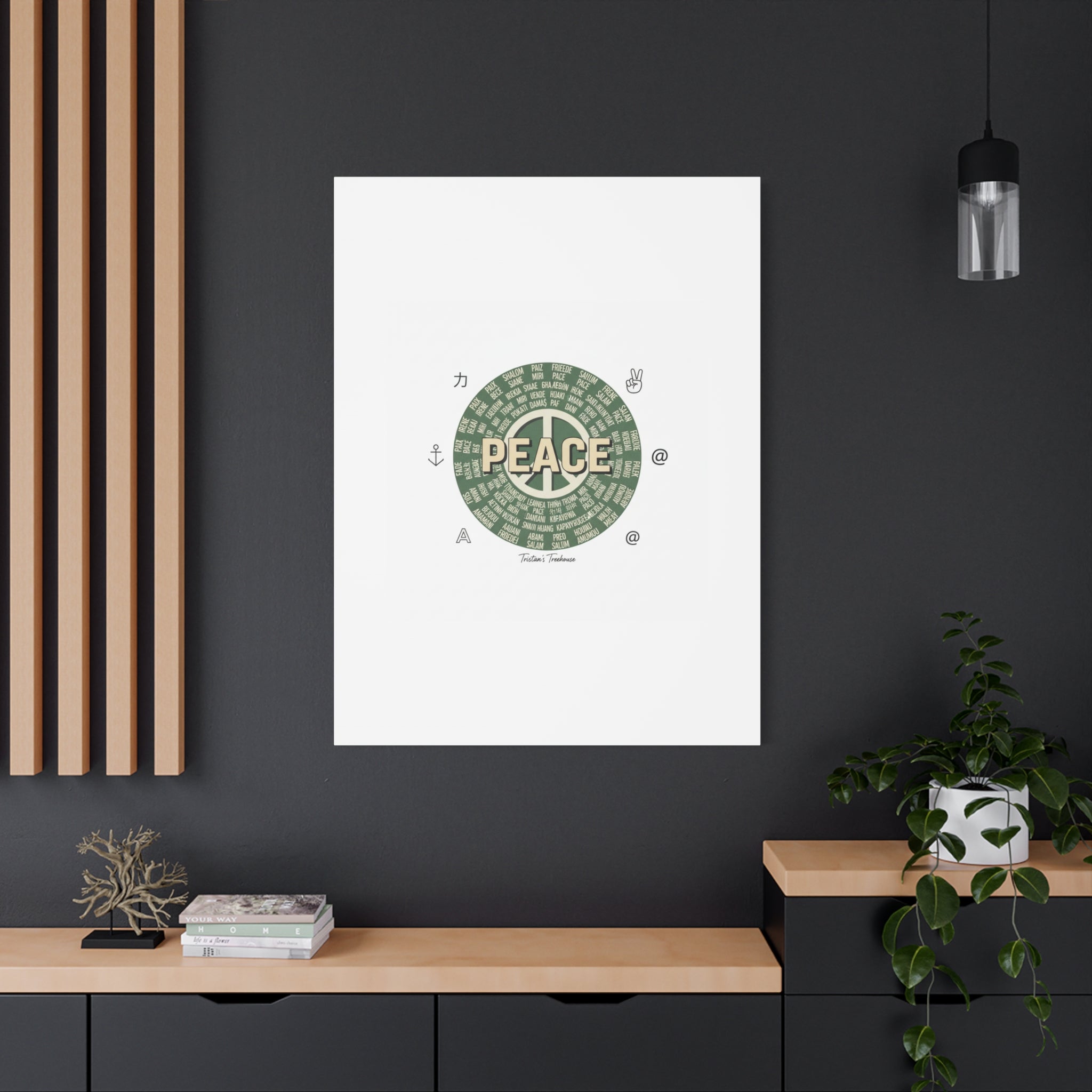 Peace doodle canvas | hand drawn sketch aesthetic, handwritten message