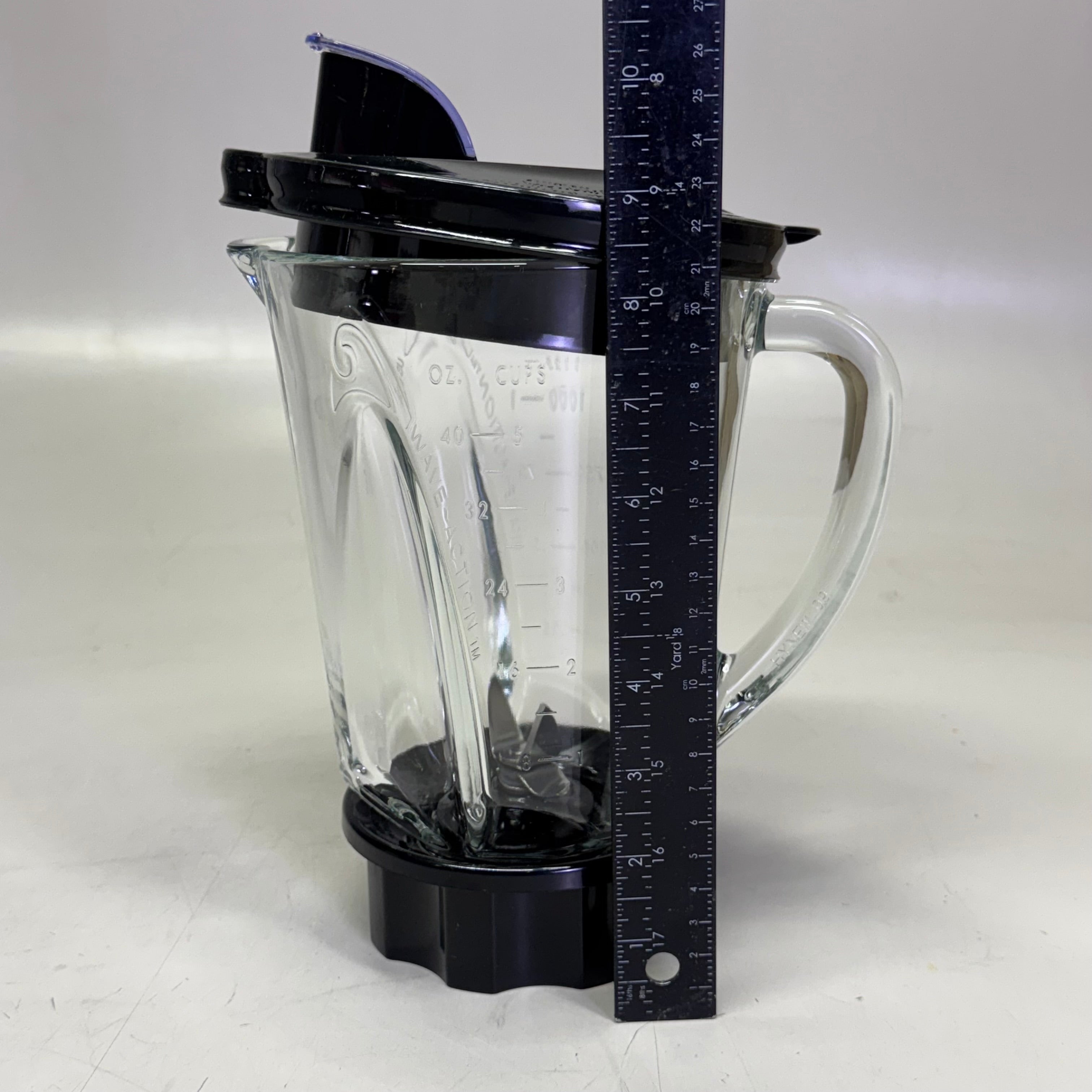 HAMILTON BEACH Power Elite Blender With 40 Oz Glass Jar 9"H Clear 58148G