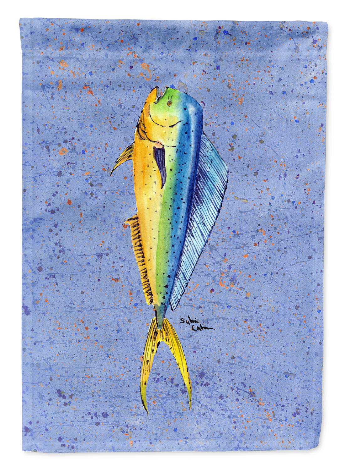 Fish Dolphin Garden Flag Mailbox Decorative Yard Banner Outside Patio Artwork for Flower Beds, Garden Size, Multicolor