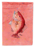 Strawberry Snapper Garden Flag Mailbox Decorative Yard Banner Outside Patio Artwork for Flower Beds, Garden Size, Multicolor
