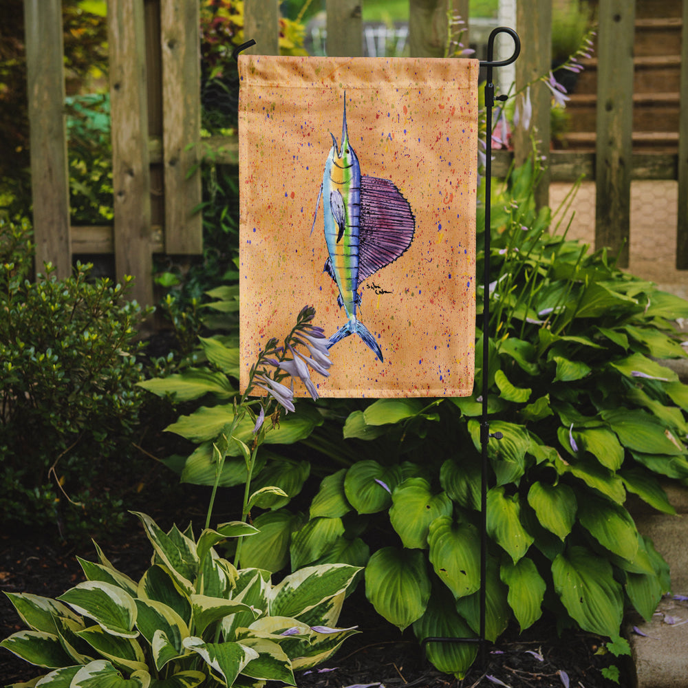 Fish Sailfish Garden Flag Mailbox Decorative Yard Banner Outside Patio Artwork for Flower Beds, Garden Size, Multicolor