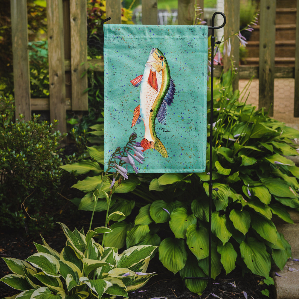 Fish Mutton Snapper Garden Flag Mailbox Decorative Yard Banner Outside Patio Artwork for Flower Beds, Garden Size, Multicolor