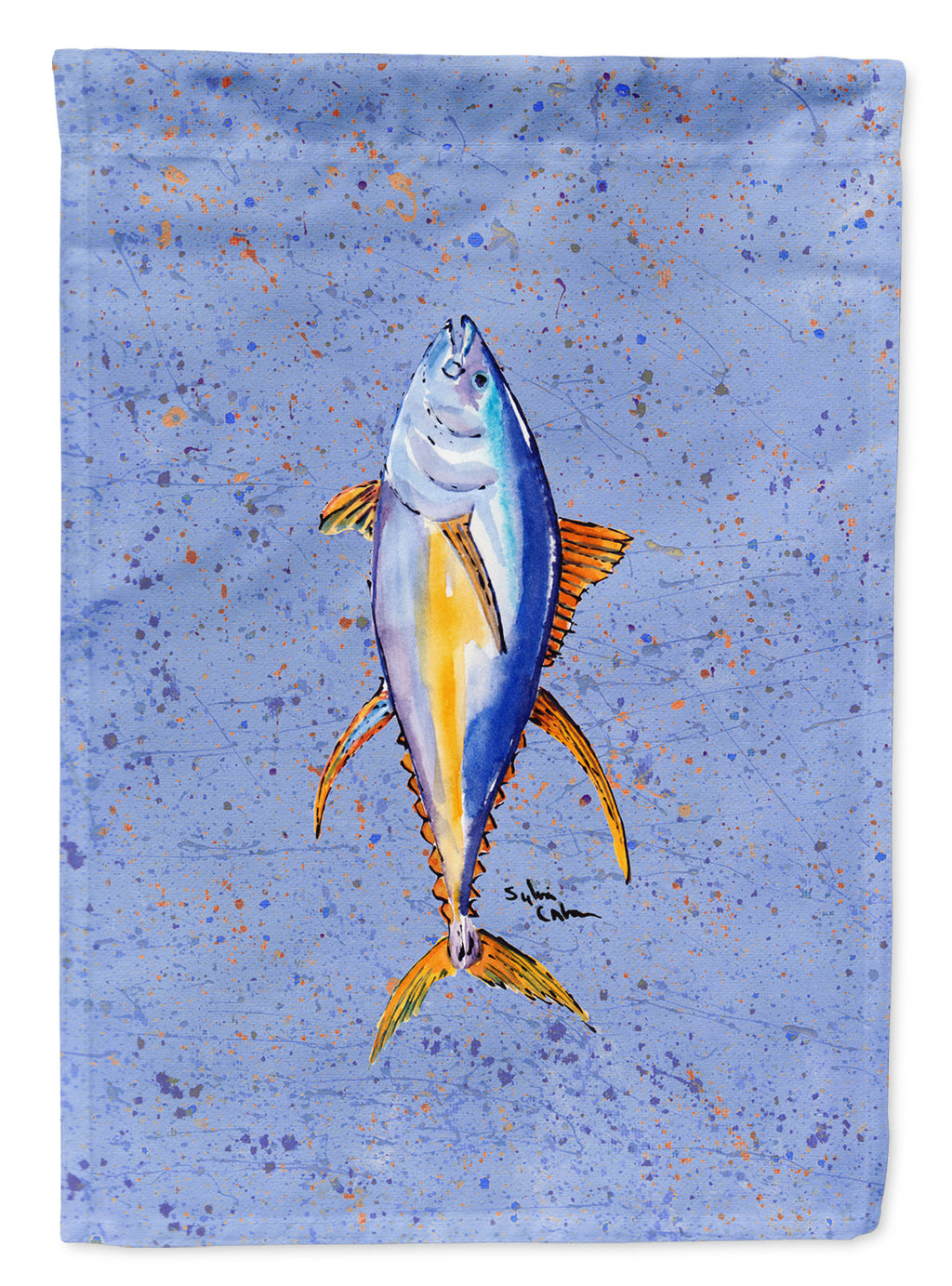Fish Tuna Garden Flag Mailbox Decorative Yard Banner Outside Patio Artwork for Flower Beds, Garden Size, Multicolor