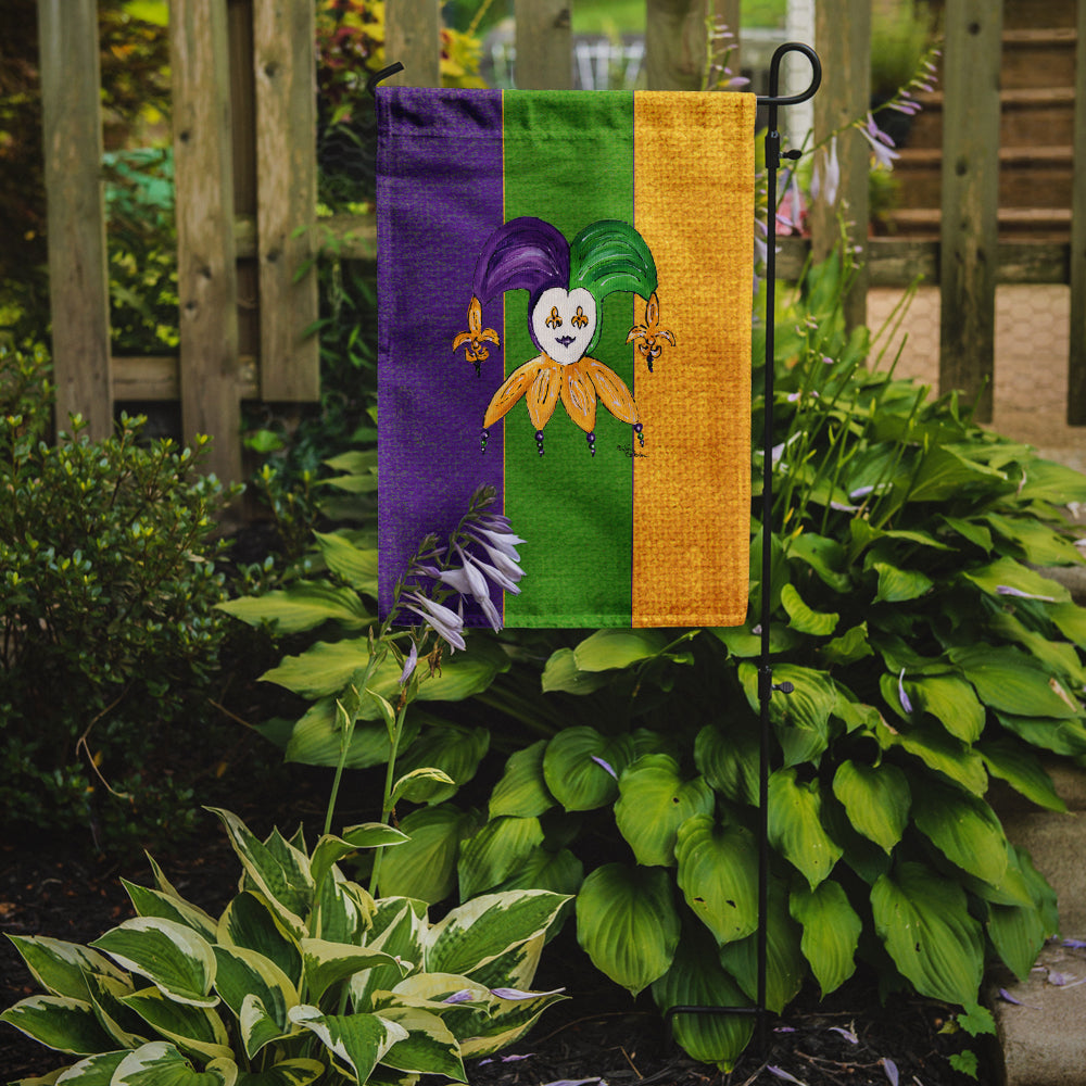 Jester Mardi Gras Garden Flag Mailbox Decorative Yard Banner Outside Patio Artwork for Flower Beds, Garden Size, Multicolor