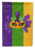 Mardi Gras with Feathers Garden Flag Mailbox Decorative Yard Banner Outside Patio Artwork for Flower Beds, Garden Size, Multicolor