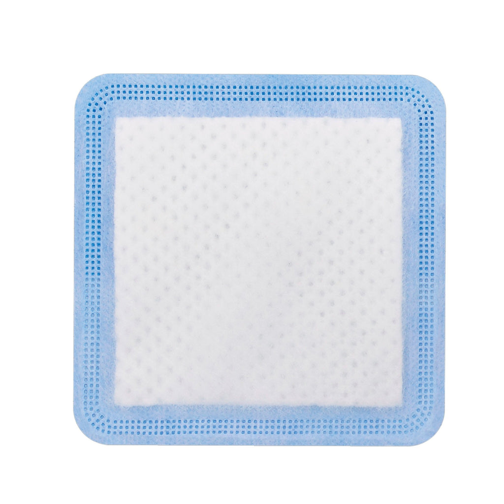 ConvaMax™ Superabsorber Silicone Adhesive with Border Foam Dressing, 4 x 4 Inch 422576