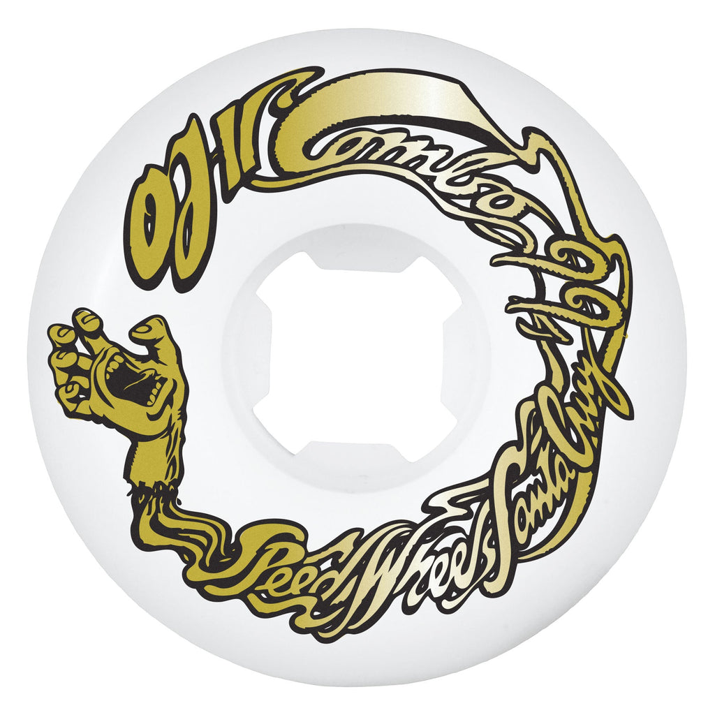 OJ Combos Gold/White 60mm 99a Skateboard Wheels