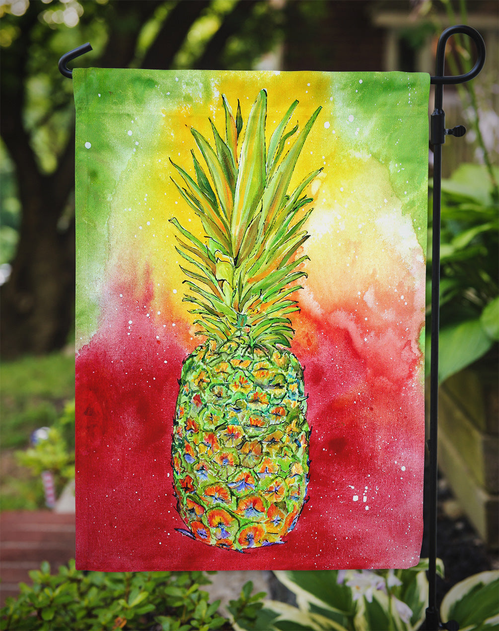 Pineapple Garden Flag Mailbox Decorative Yard Banner Outside Patio Artwork for Flower Beds, Garden Size, Multicolor