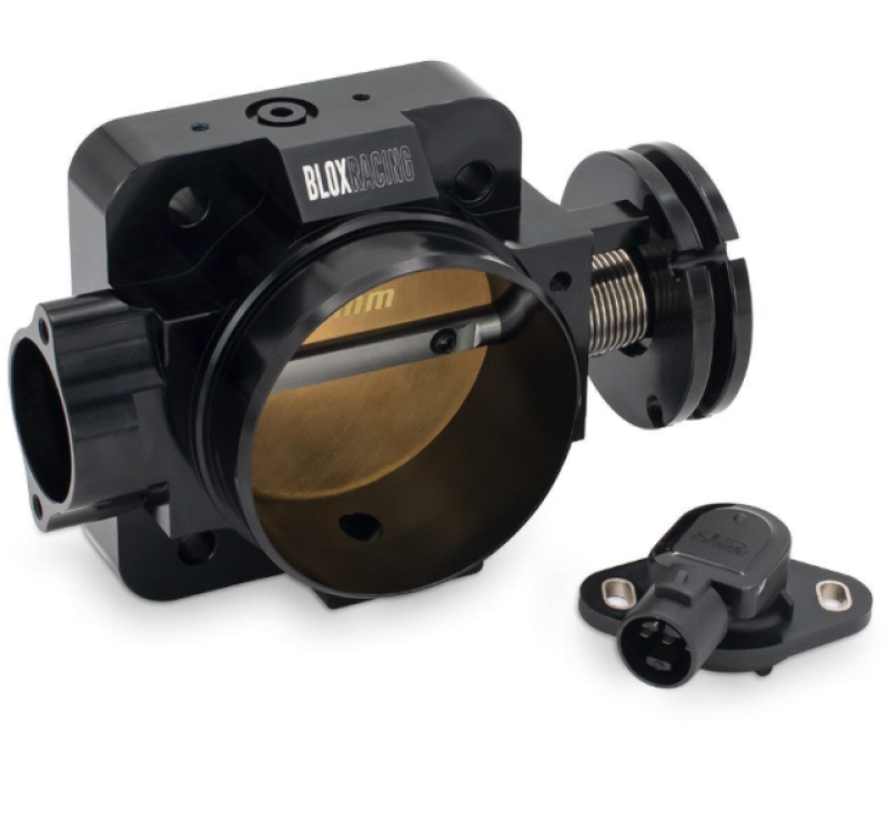 BLOX Racing Honda B/D/H/F Series Engines 72mm Black Billet Throttle Body V2 BXIM-00203-BK-V2