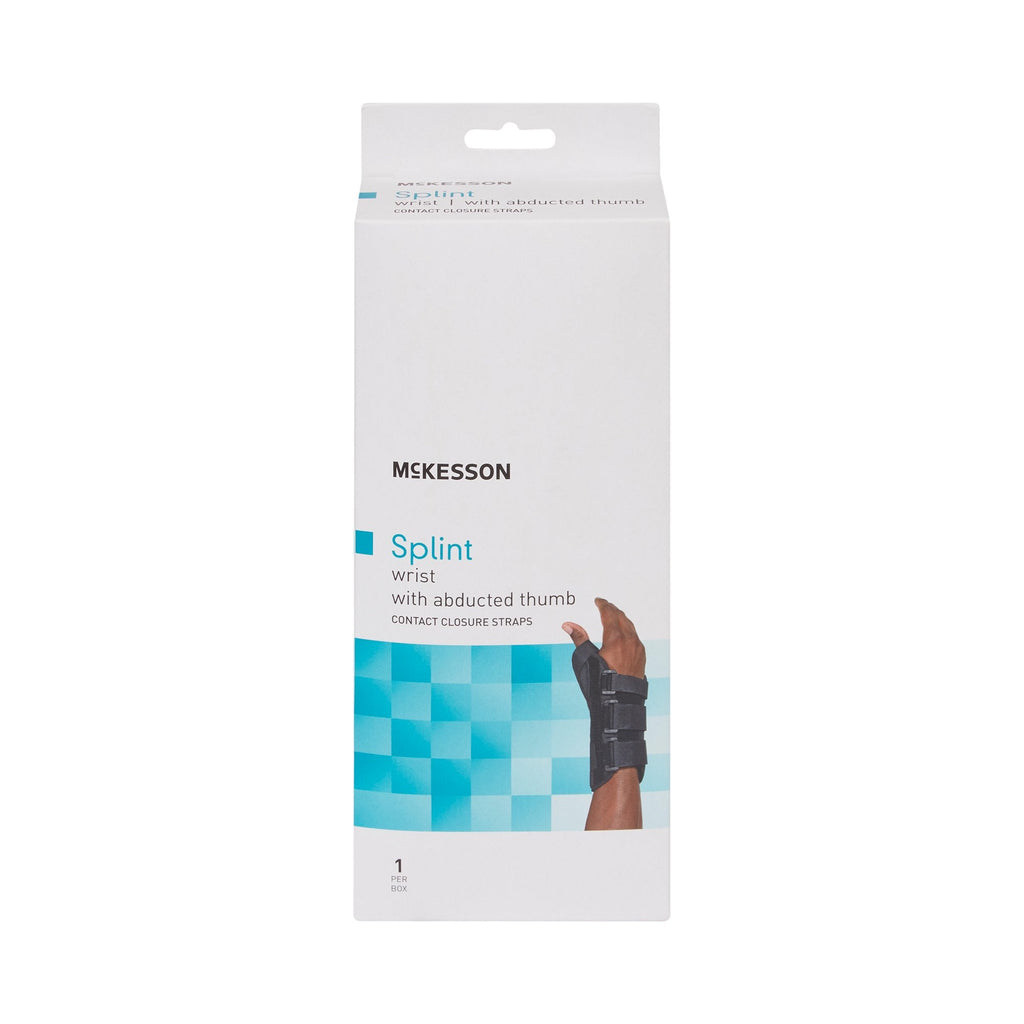 McKesson Left Wrist Splint with Abducted Thumb, Extra Small 155-81-87312