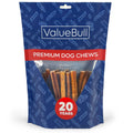 ValueBull Bully Sticks for Dogs, Medium 6 Inch, 25 Count