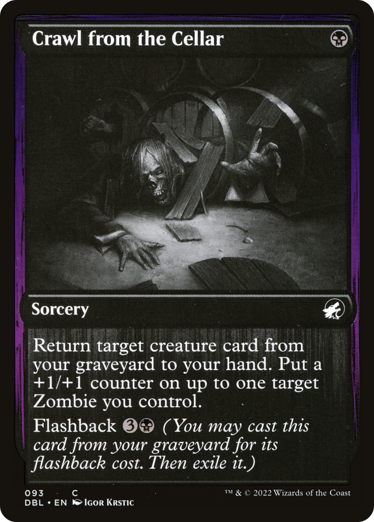 Crawl from the Cellar (DBL-093) - Innistrad: Double Feature Foil