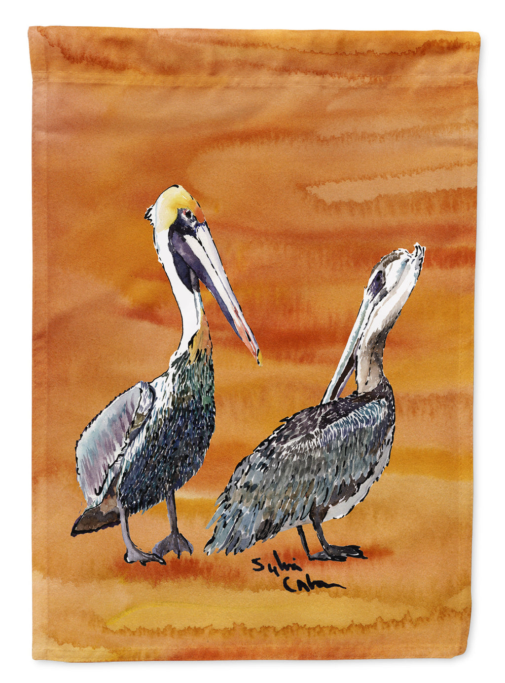 Pelican Garden Flag Mailbox Decorative Yard Banner Outside Patio Artwork for Flower Beds, Garden Size, Multicolor