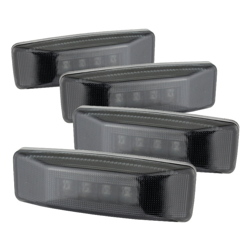 SPYDER Xtune Dodge Ram 94-02 Dually 2 Red LED+2 Amber LED Fender Lights 4pcs Smoke ACC-LED-DR94-FE-SM 9924705