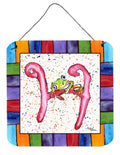Beach and Seafood Letter H Wall or Door Hanging Prints Aluminum Metal Sign Kitchen Wall Bar Bathroom Plaque Home Decor, 6x6, Multicolor