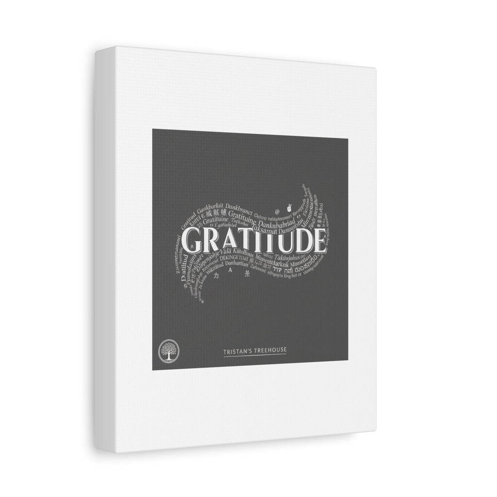 Gratitude Wall Art Matte Canvas | Tiny Treats, sweet uplifting print