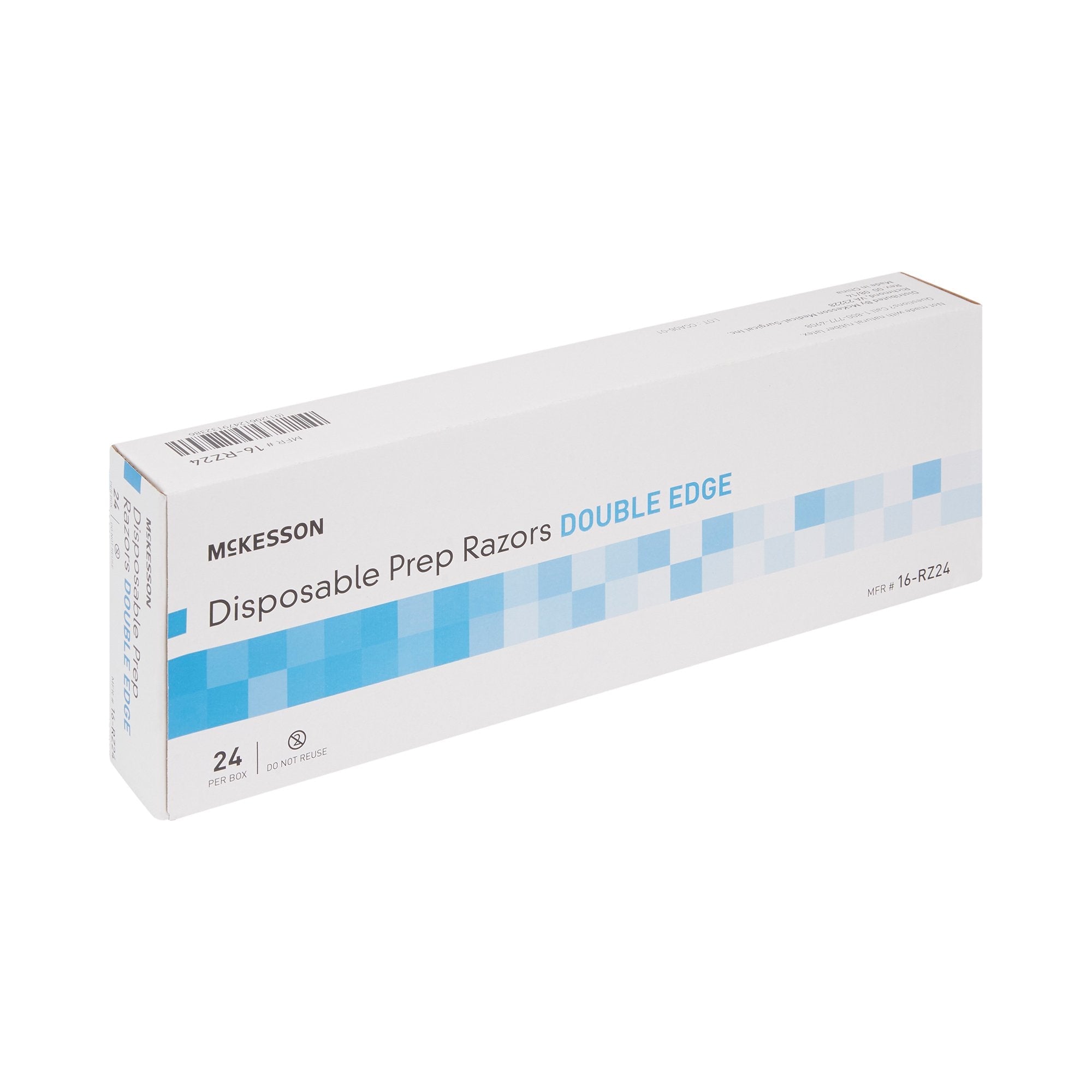 McKesson Single-Blade Razor, Double-Edged, Disposable 16-RZ24