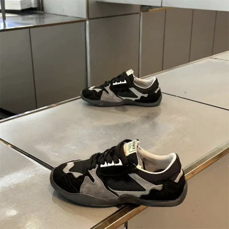 2026 Summer New Men's Cortez Style Shoes, Breathable Mesh, Trendy Fashionable Versatile Color Block Casual Skate Shoes