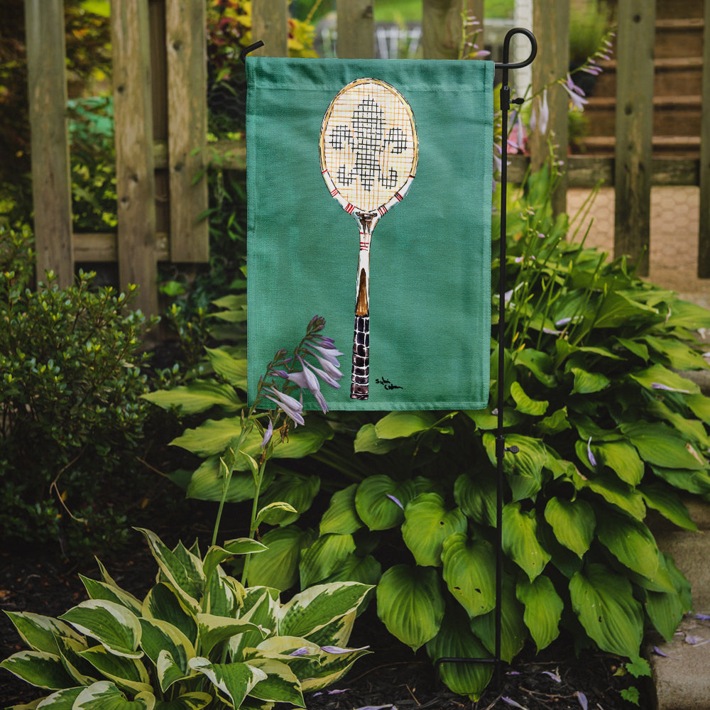 Fleur de lis Tennis Garden Flag Mailbox Decorative Yard Banner Outside Patio Artwork for Flower Beds, Garden Size, Multicolor