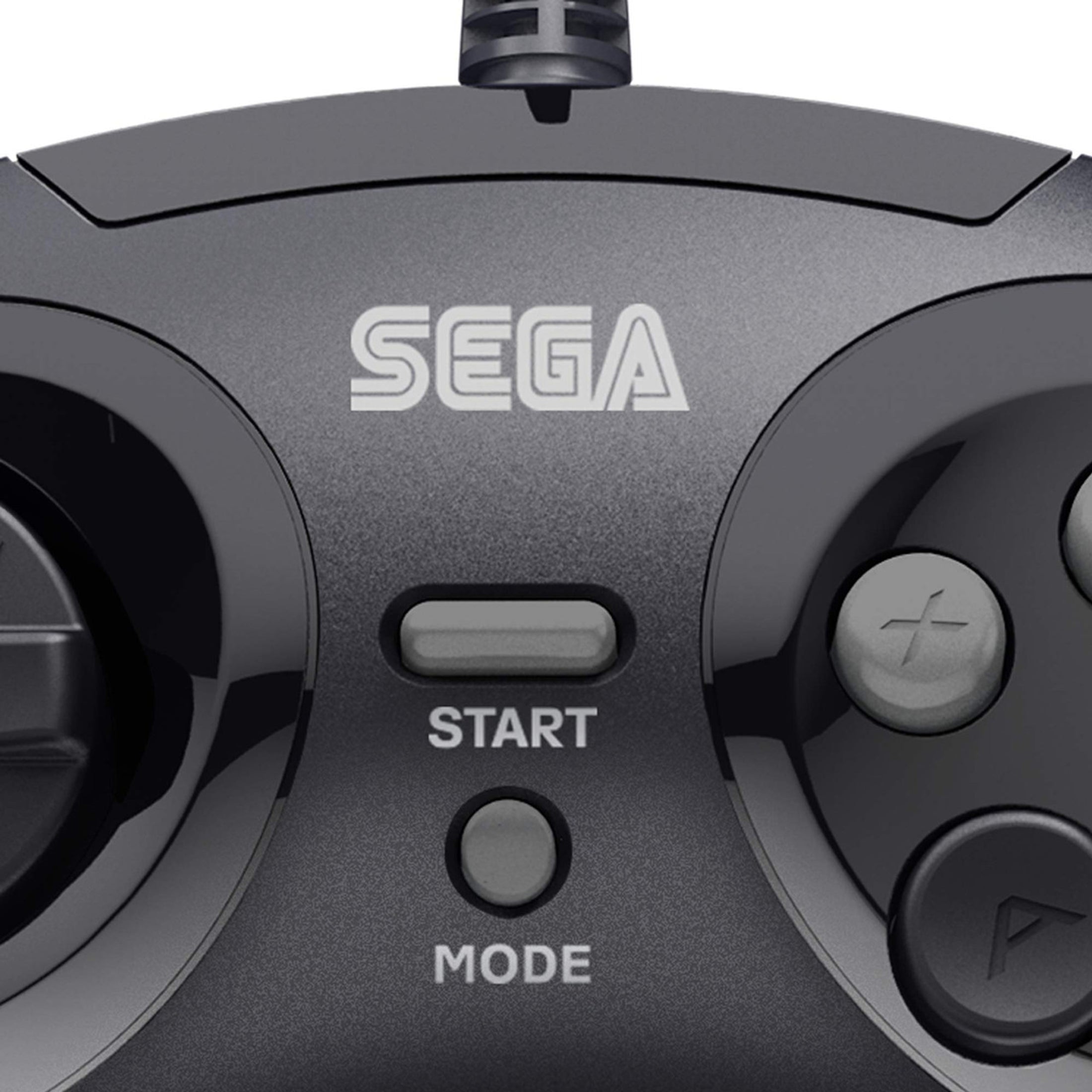 SEGA Genesis 8-button Arcade USB Pad Black Retro-Bit