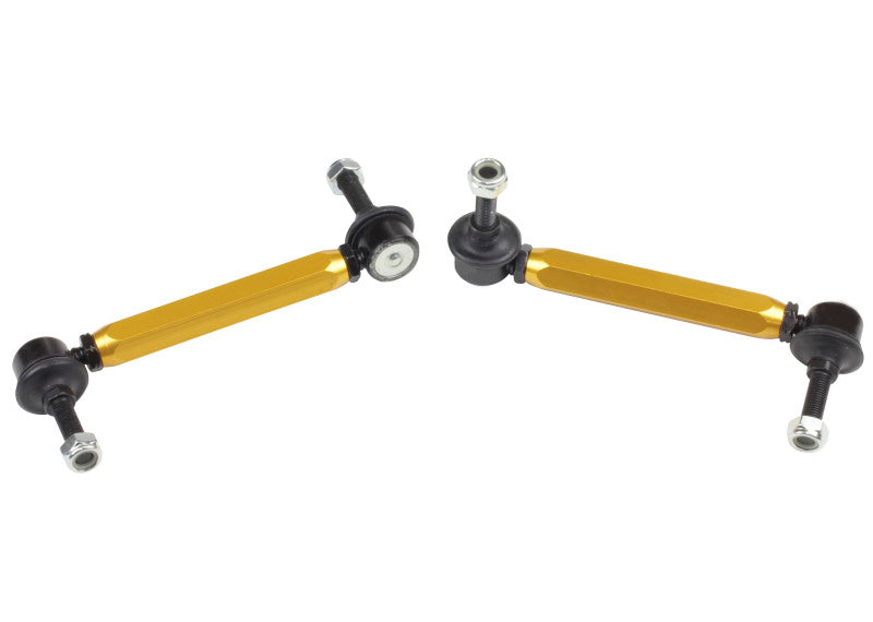 Whiteline Sway Bar Link Kit Heavy Duty Adj Steel Ball Nissan GT-R 2009-2011