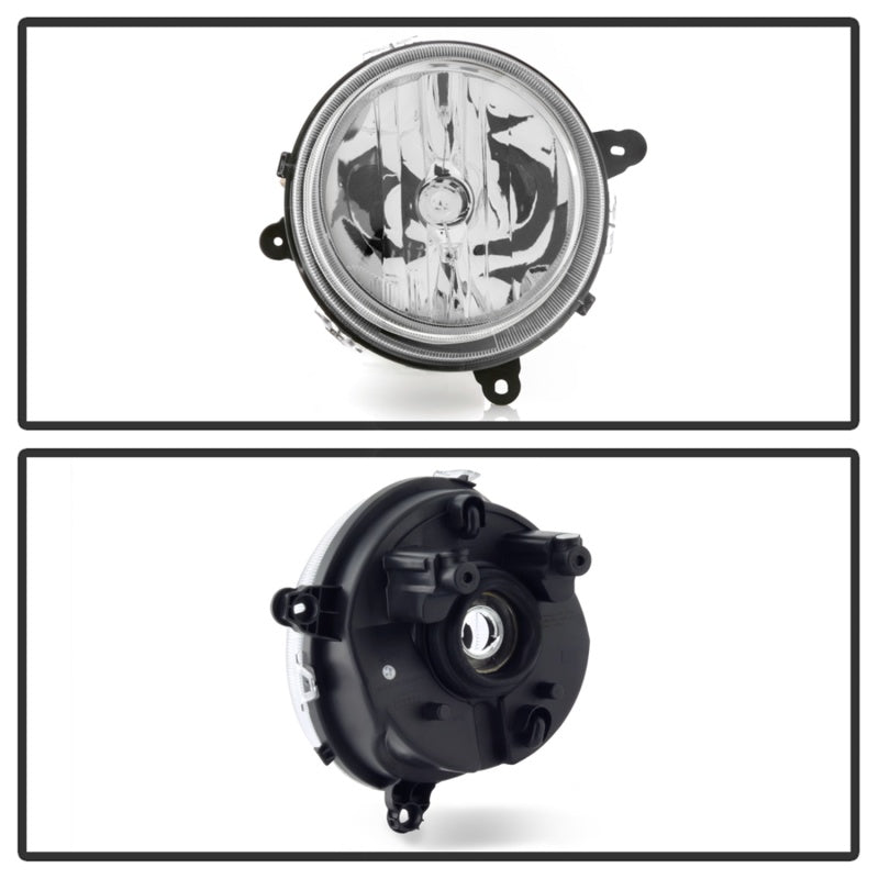 SPYDER xTune 07-17 Jeep Patriot (w/o Auto Leveling Lights) OEM Style Headlights - Chrome (HD-JH-JPA07-OE-C) 9042751