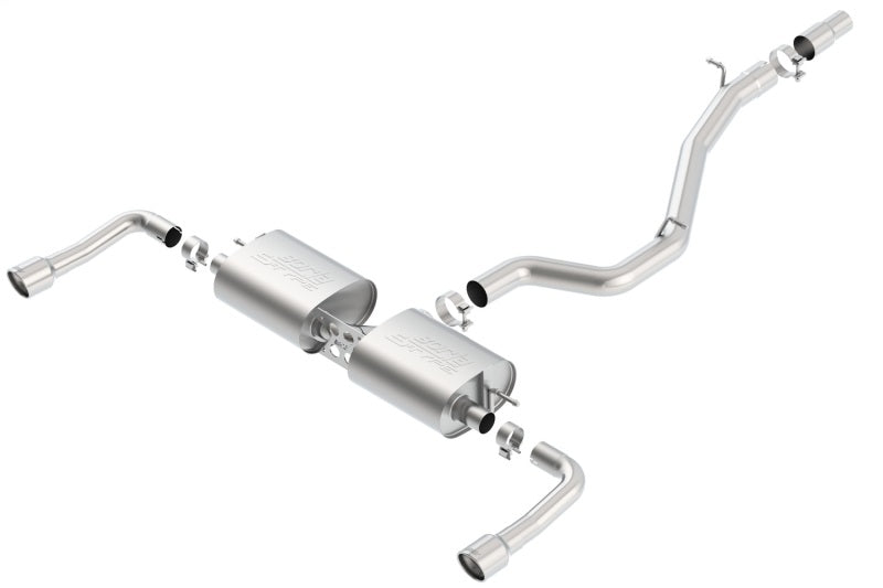 Borla 14-16 Audi A3 Quattro 2.0L Turbo AT/MT RWD 4DR S-Type Cat-Back Exhaust Single Split Rear Exit 140682