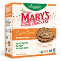 Mary's Gone Crackers Everything Super Seed Crackers - Case of 6 Boxes (4 oz Each) Organic Gluten-Free