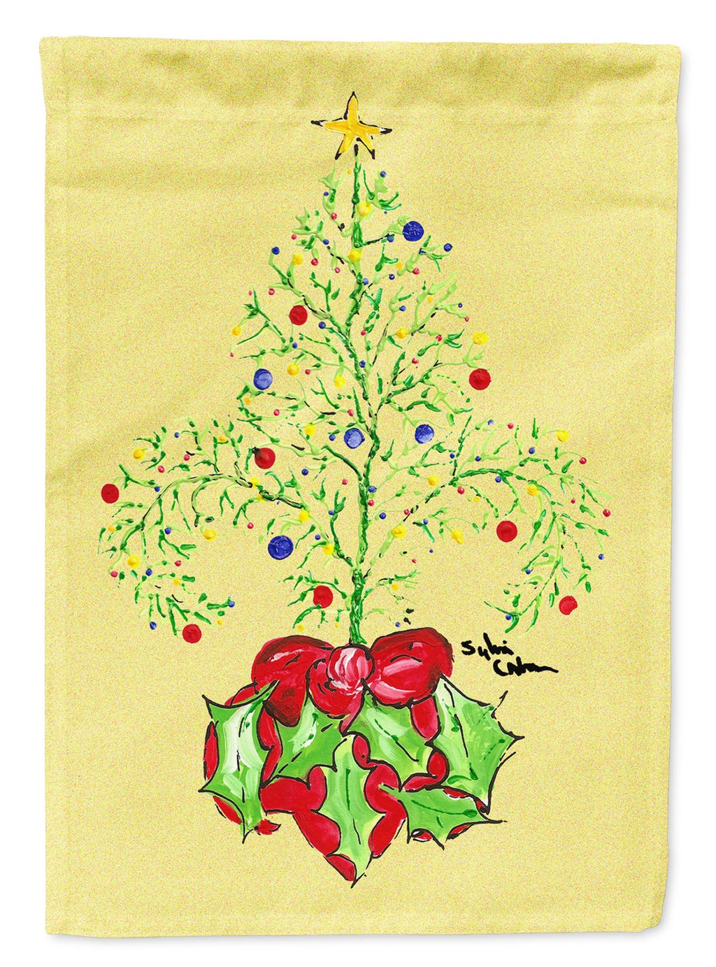 Christmas Tree Fleur de lis Garden Flag Mailbox Decorative Yard Banner Outside Patio Artwork for Flower Beds, Garden Size, Multicolor