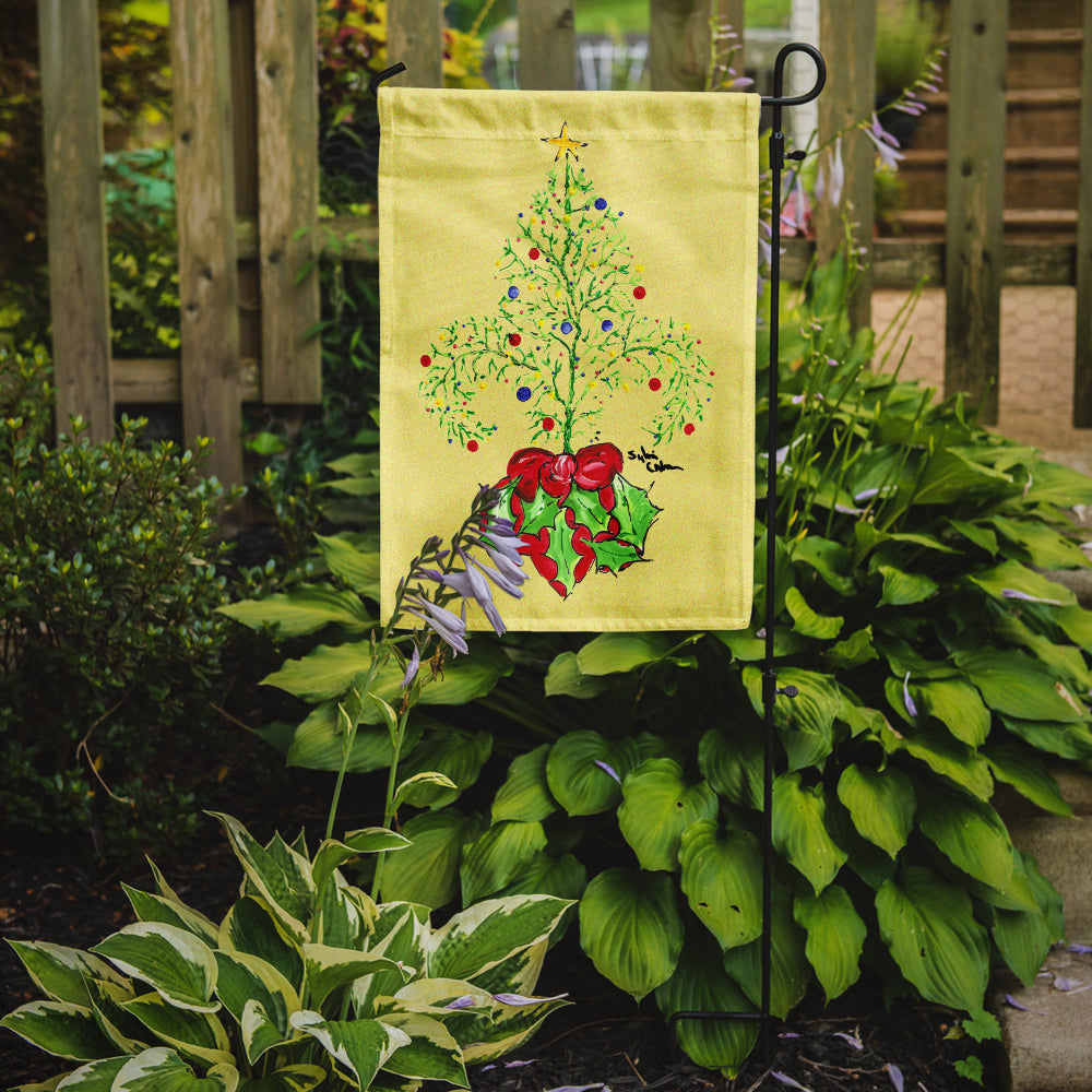 Christmas Tree Fleur de lis Garden Flag Mailbox Decorative Yard Banner Outside Patio Artwork for Flower Beds, Garden Size, Multicolor