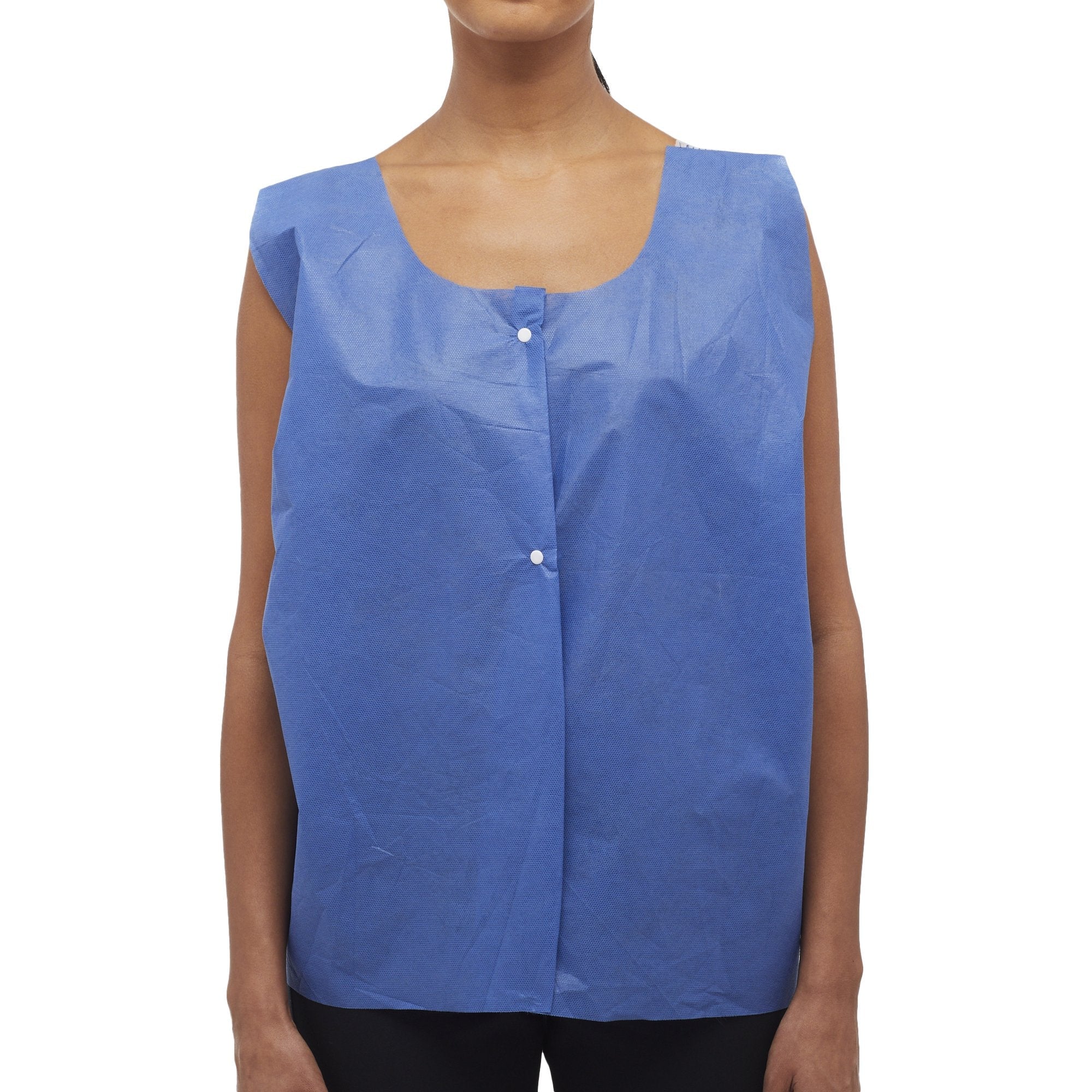 McKesson Front Opening Exam Vest, Blue 143-70218N