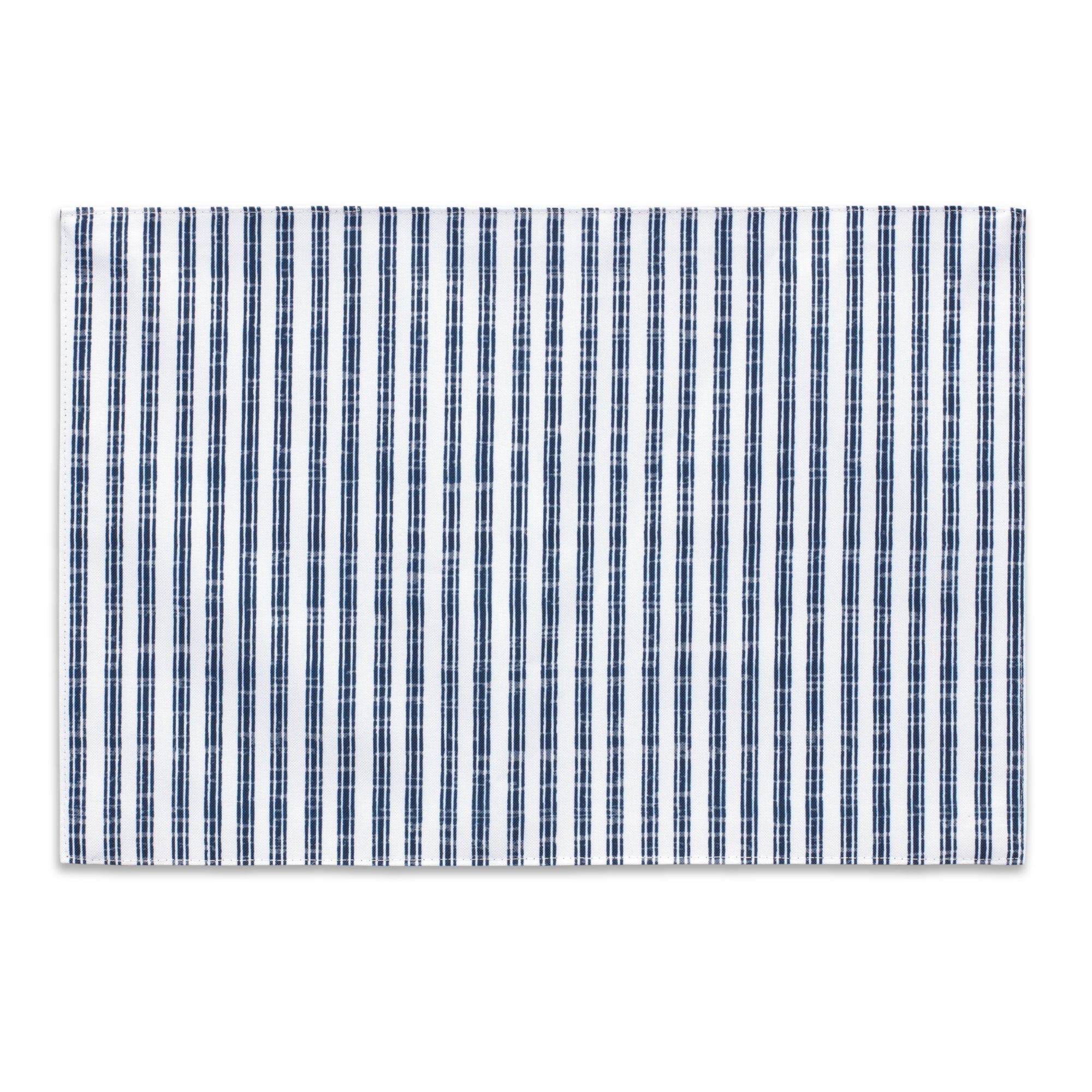 Blue and White Striped Dining Placemat (Set of 4)