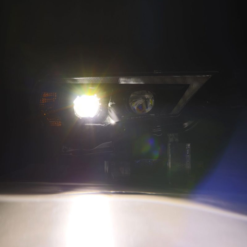 AlphaRex 14-20 Toyota 4Runner LUXX LED Proj Headlights Black w/Activ Light/Seq Signal/DRL 880849 *Discontinued
