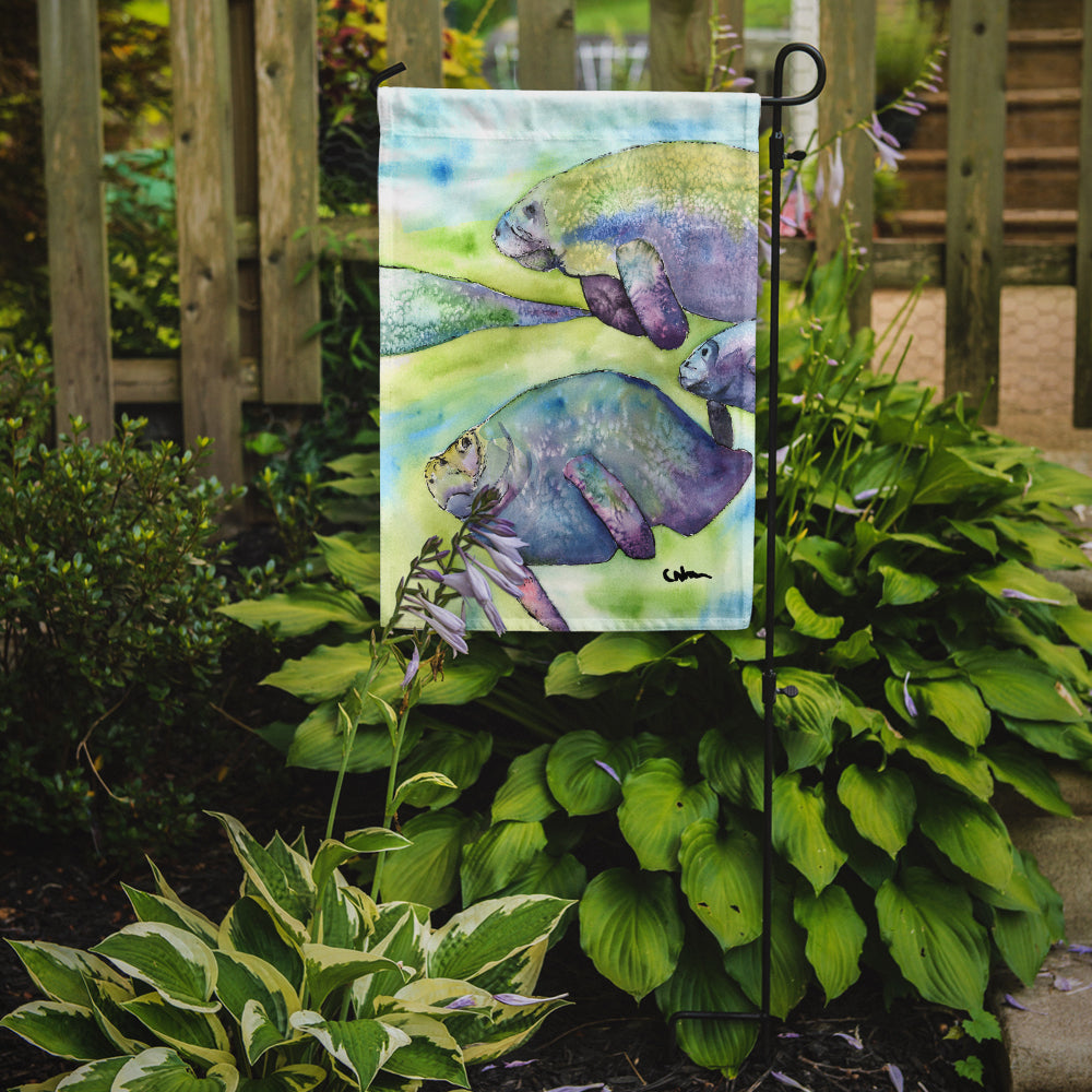 Manatee Garden Flag Mailbox Decorative Yard Banner Outside Patio Artwork for Flower Beds, Garden Size, Multicolor