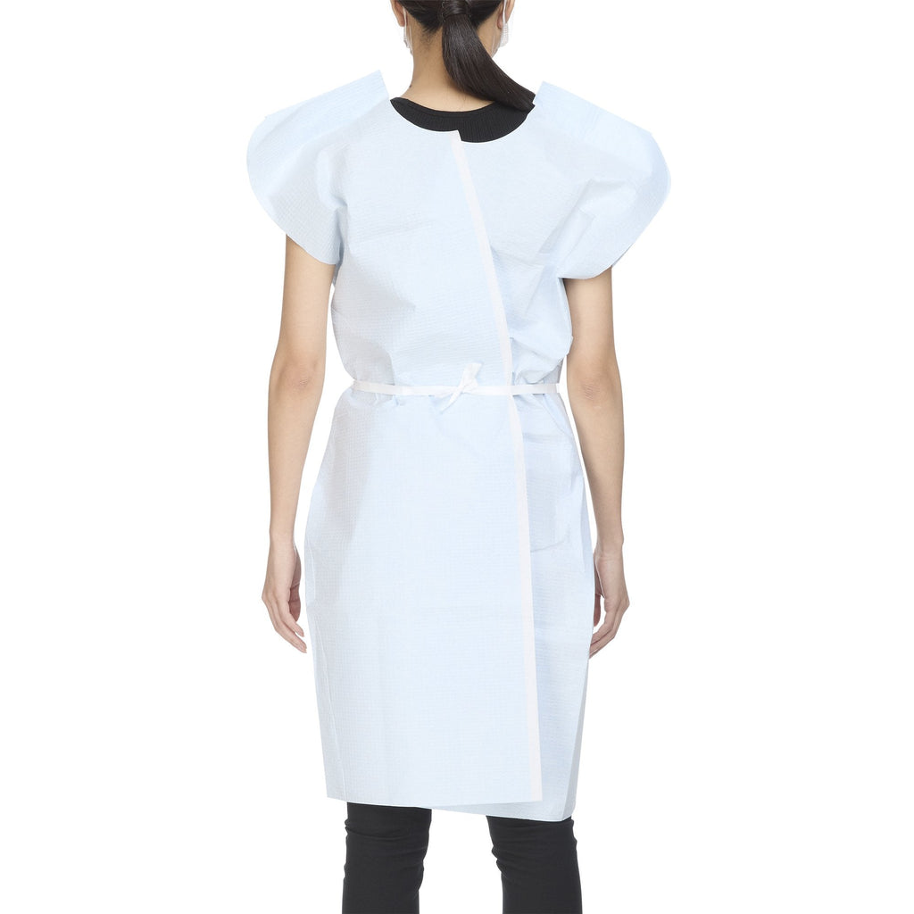 McKesson Exam Gown, Large, Blue 18-842