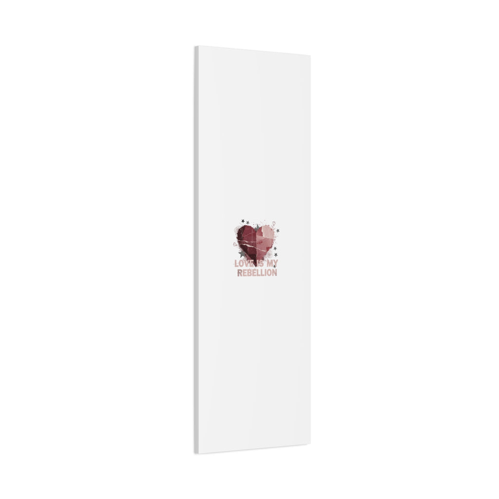 Love Is My Rebellion Canvas | Soft Grunge Hearts, Distressed Valentine Collage