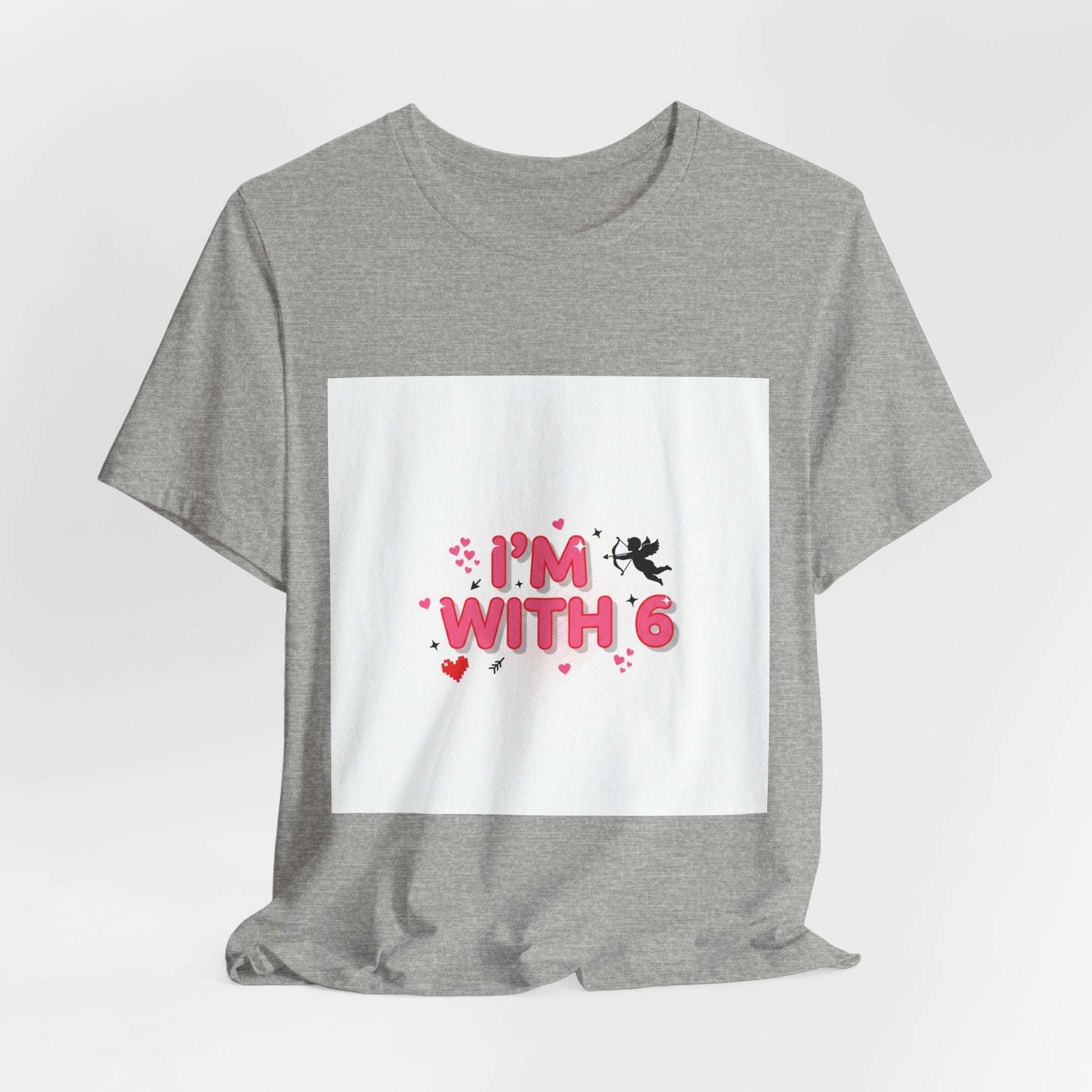 Valentine's I with 6 for 7 grid Tee