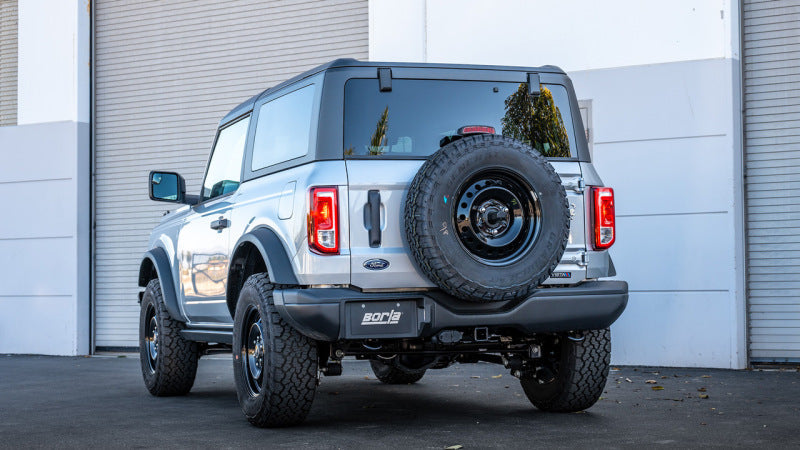 Borla 21-22 Ford Bronco 2.3L 2DR/4DR T-304 Stainless Steel Cat-Back Touring Exhaust - Brushed 140897