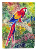 Parrot Parrot Head House Flag 28x40 Porch Sleeve Pole Decorative Outside Yard Banner Artwork Wall Hanging, Polyester