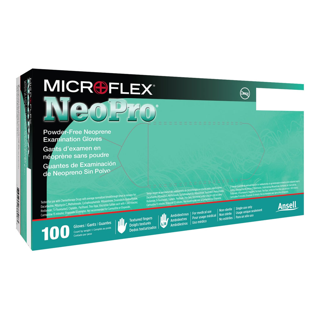 NeoPro® Polychloroprene Exam Glove, Large, Green NPG-888-L