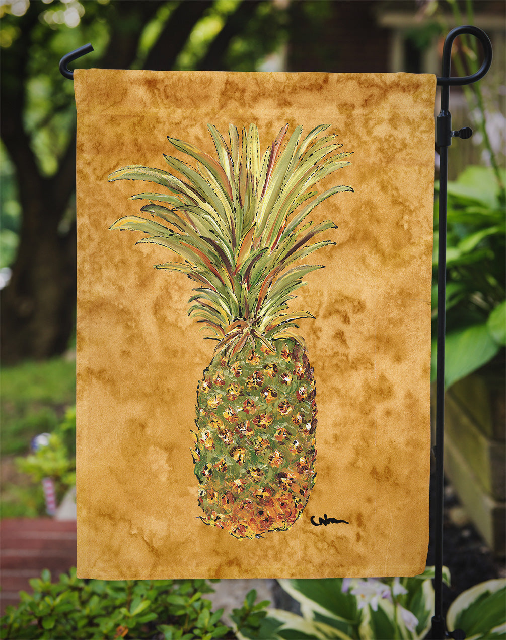 Pineapple Garden Flag Mailbox Decorative Yard Banner Outside Patio Artwork for Flower Beds, Garden Size, Multicolor