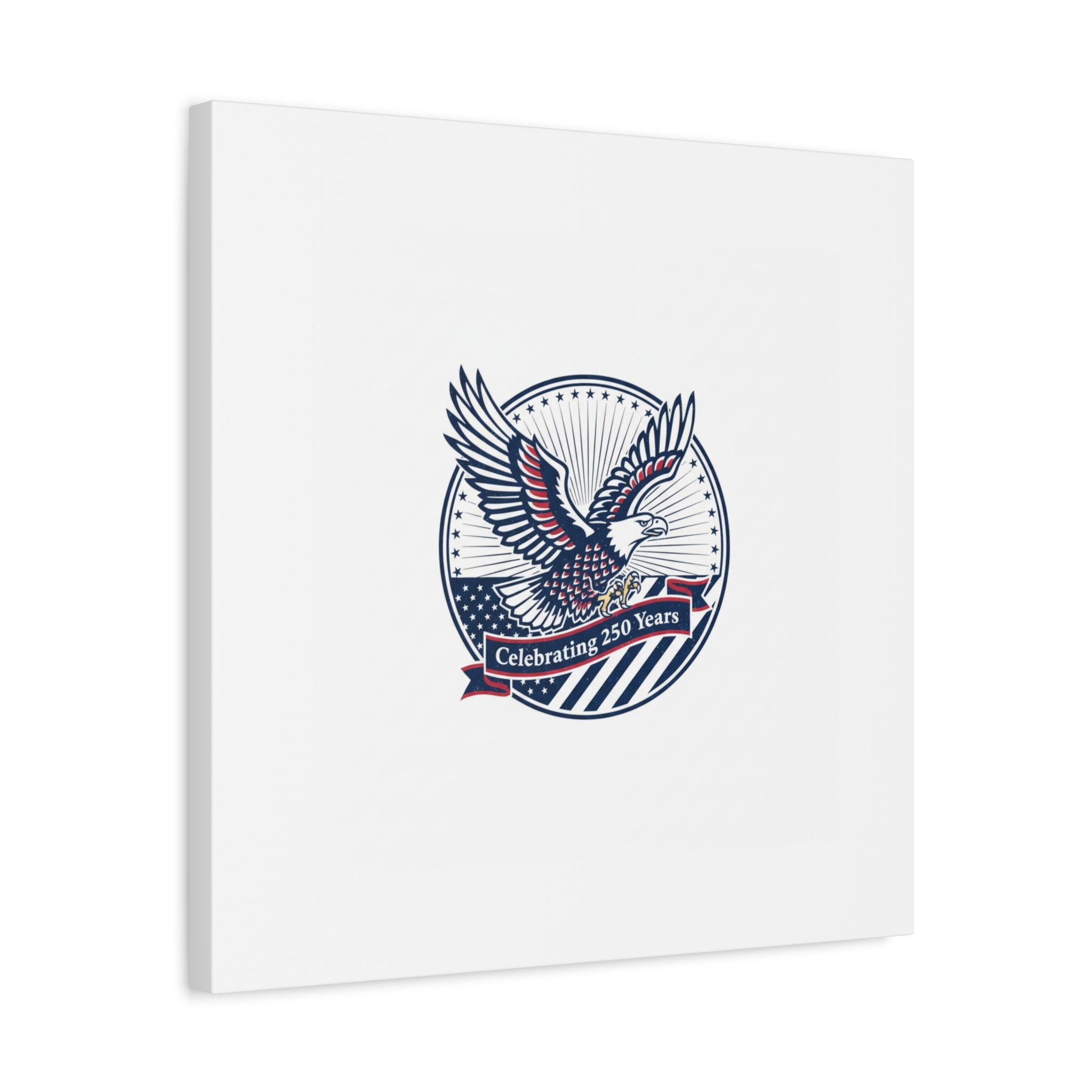 250th Anniversary Eagle Emblem Canvas | Semiquincentennial Americana