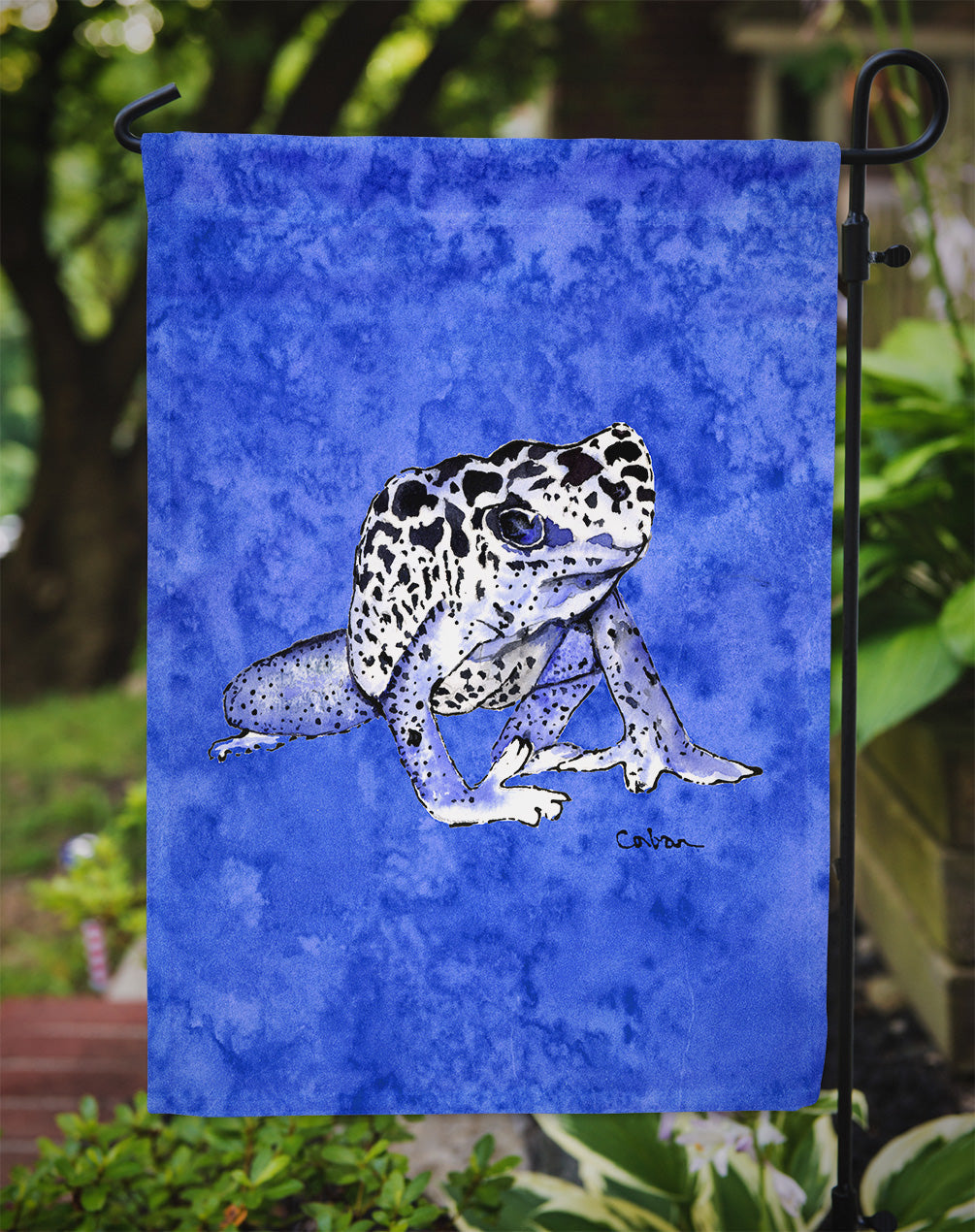 Frog Garden Flag Mailbox Decorative Yard Banner Outside Patio Artwork for Flower Beds, Garden Size, Multicolor