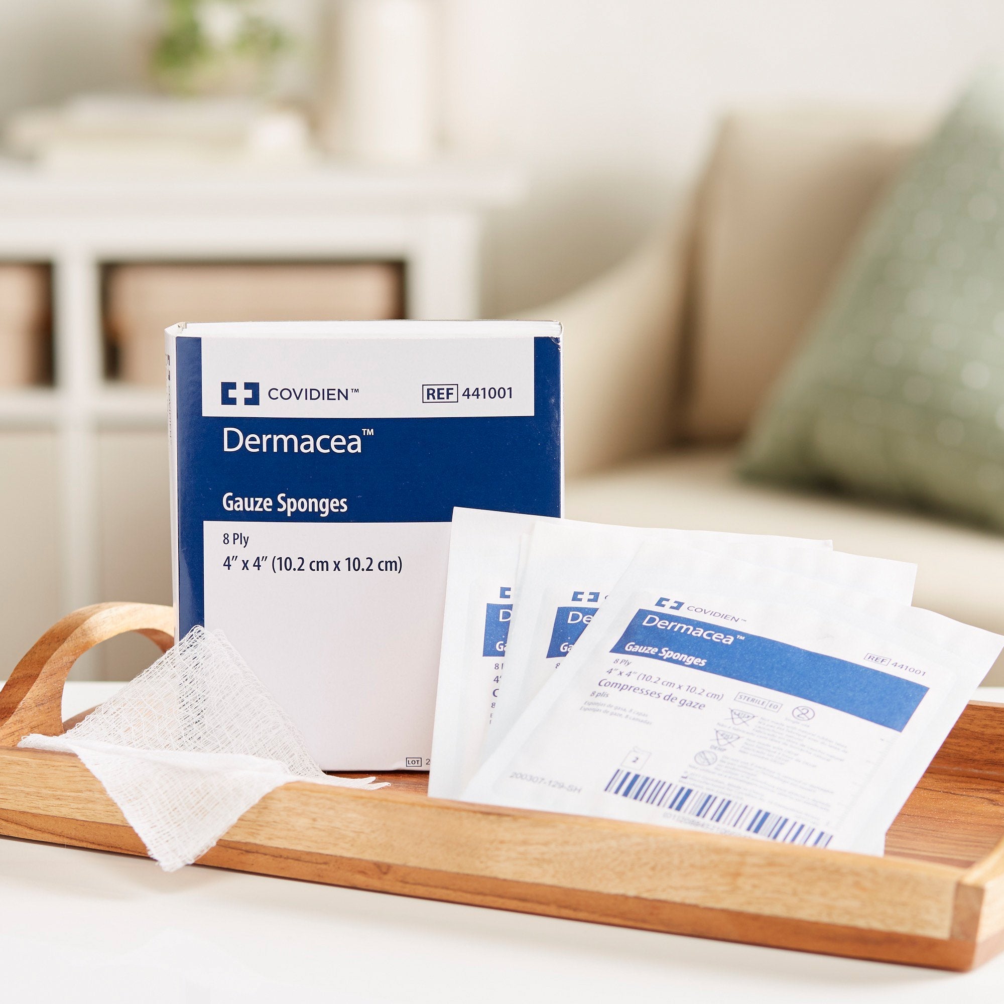 Dermacea™ Sterile Gauze Sponge, 4 x 4 Inch, 8-Ply 441001