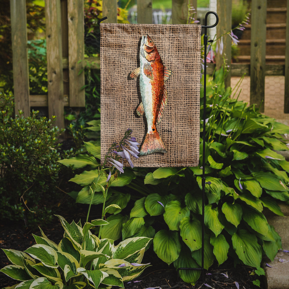 Red Fish Garden Flag Mailbox Decorative Yard Banner Outside Patio Artwork for Flower Beds, Garden Size, Multicolor