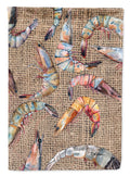 Shrimp Garden Flag Mailbox Decorative Yard Banner Outside Patio Artwork for Flower Beds, Garden Size, Multicolor
