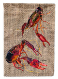 Crawfish Garden Flag Mailbox Decorative Yard Banner Outside Patio Artwork for Flower Beds, Garden Size, Multicolor