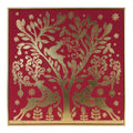 Framed Holiday Deer Print 15.5"SQ
