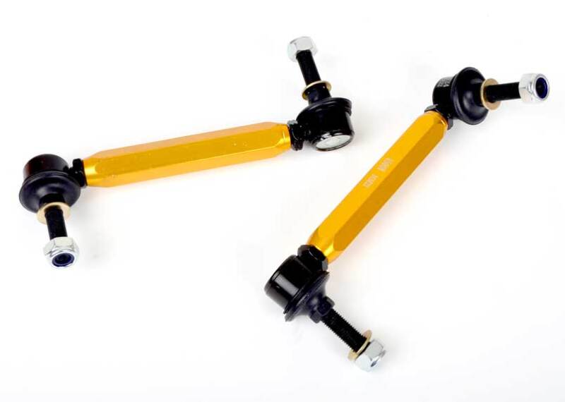 Whiteline Sway Bar Link Kit Heavy Duty Adj Steel Ball Nissan GT-R 2009-2011