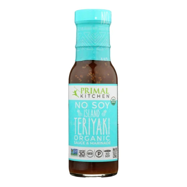 Primal Kitchen Teriyaki Island Sauce, No Soy, 9 oz, Case of 6
